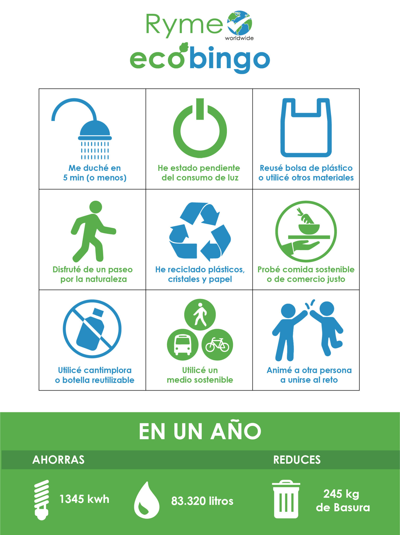 We continue our commitment to the environment 1 Bingo Publication Ryme Worldwide