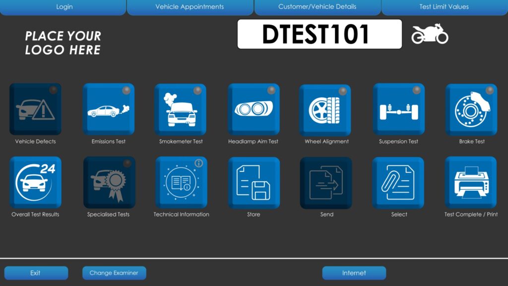 1. Possibility of inserting your logo into the interface